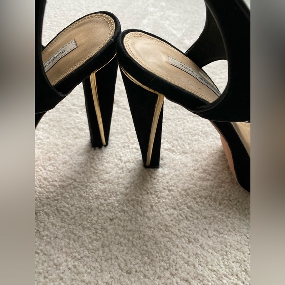 Diane von Furstenberg black suede “Julia” heel, size 7.5 - Picture 4 of 6